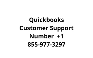 Quickbooks Customer Support Number